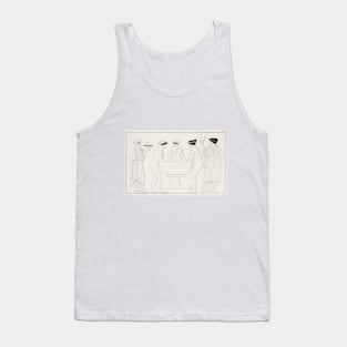 The Three Graces Bathing assisted by the Hours Tank Top